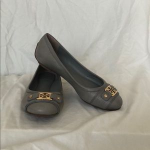 Tory Burch Gray Ballet flats